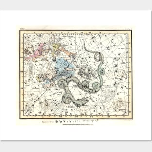 Celestial Atlas - Cepheus, Dragon -Alexander Jamieson Posters and Art